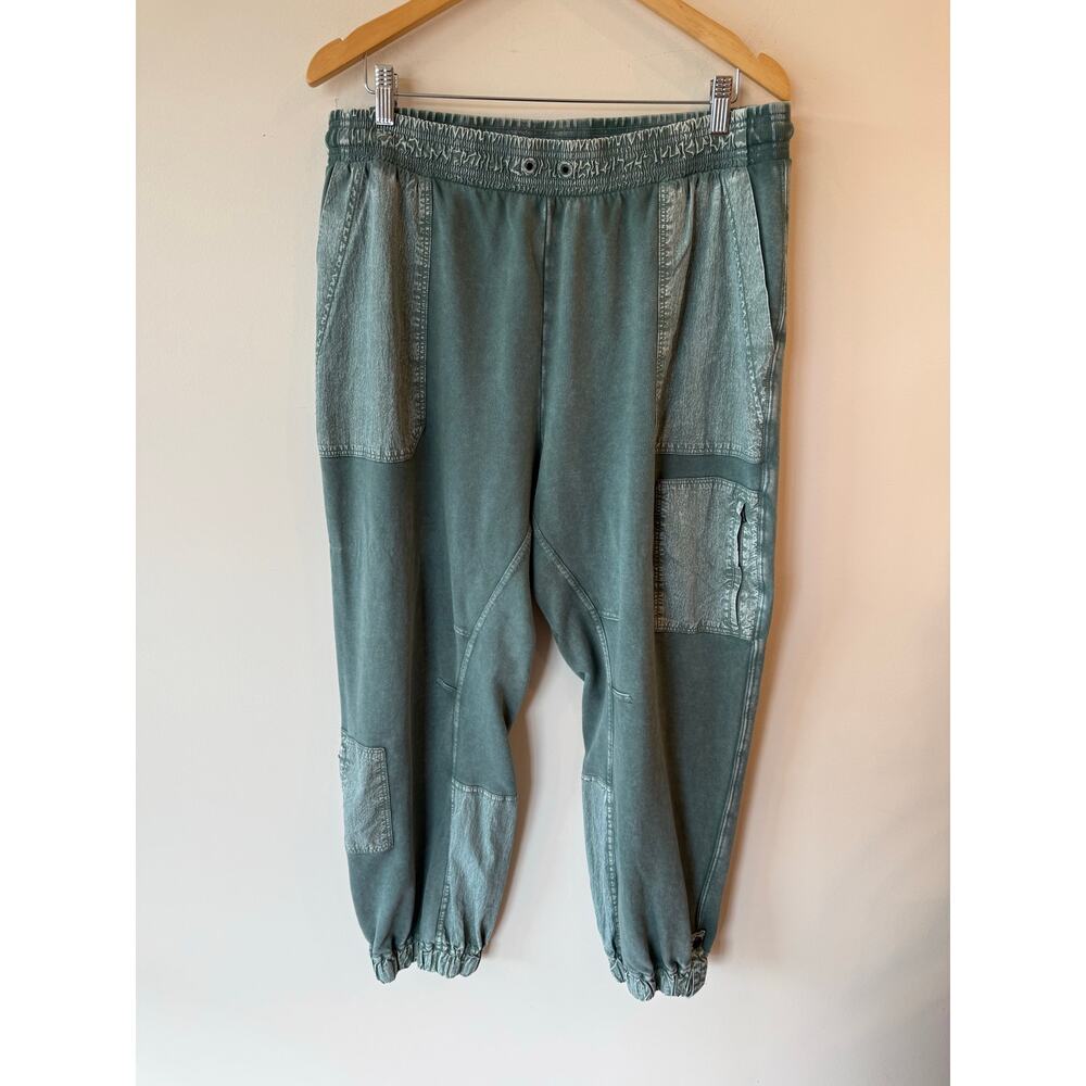 Daily Practice by Anthropologie Killington Pants Womens XL Green Cotton Pockets